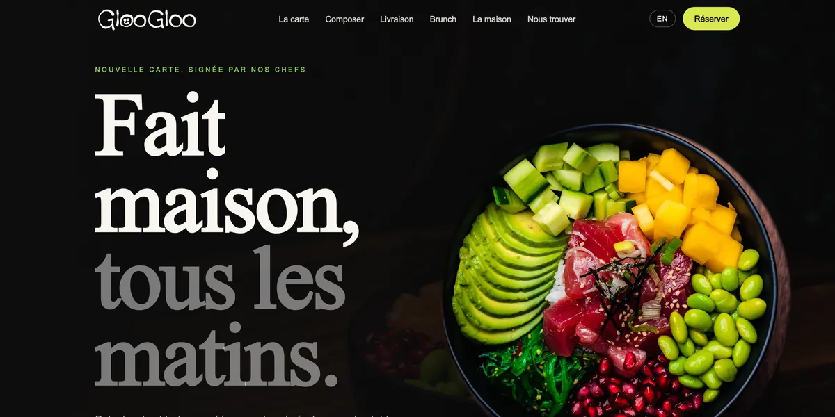 Le site GlooGloo, restauration
